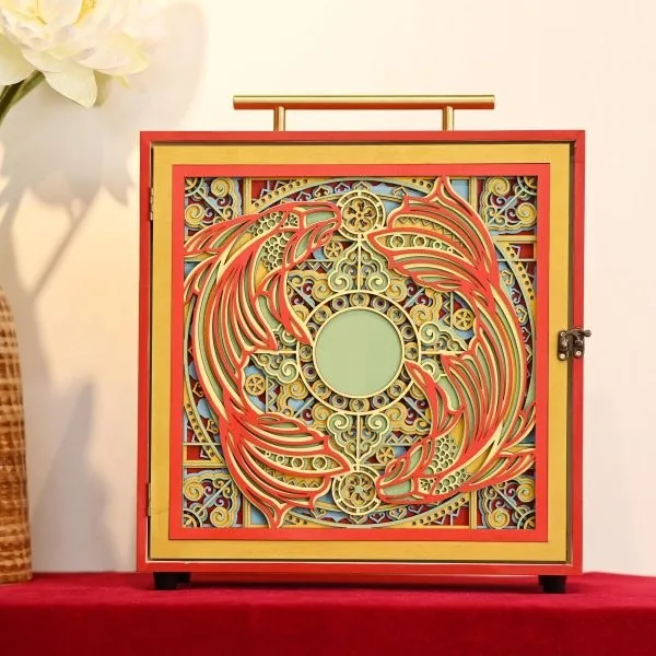 Hộp gỗ HG-07 Song Ngư Cát Hạnh